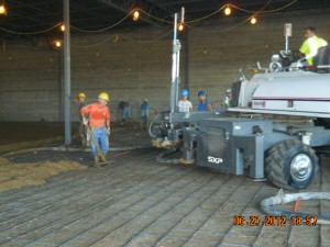 Concrete crew at Trader Joe's
